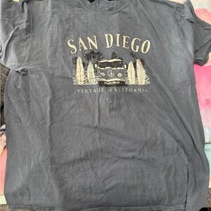 Gray San Diego Graphic T-Shirt